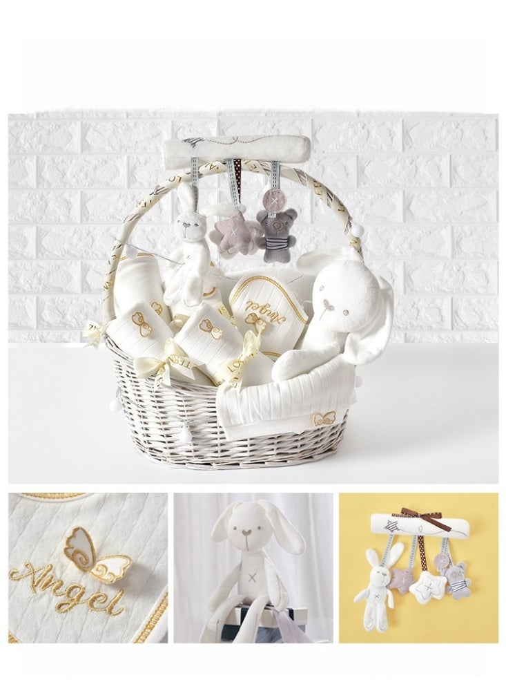 MIXDE 21 pieces of baby clothes, newborn gift box set, newly born one month old baby meeting gift supplies, light luxury high-end - Image 2